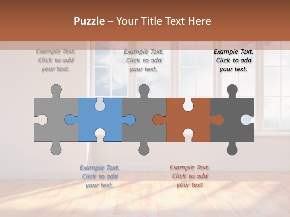 Blank Board Parquet PowerPoint Template