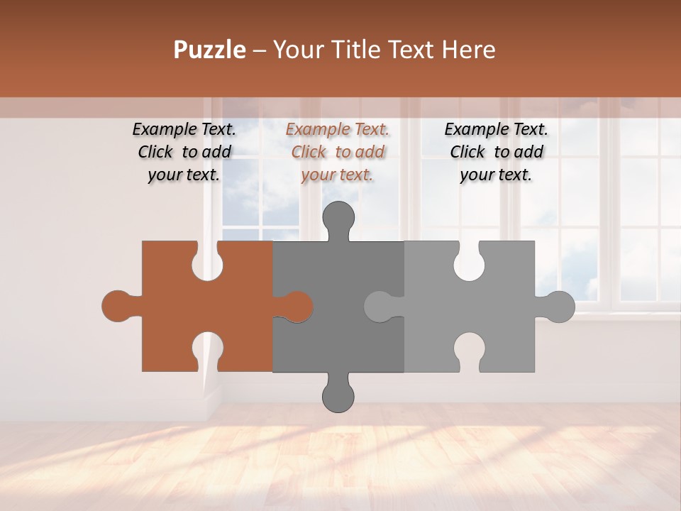 Blank Board Parquet PowerPoint Template