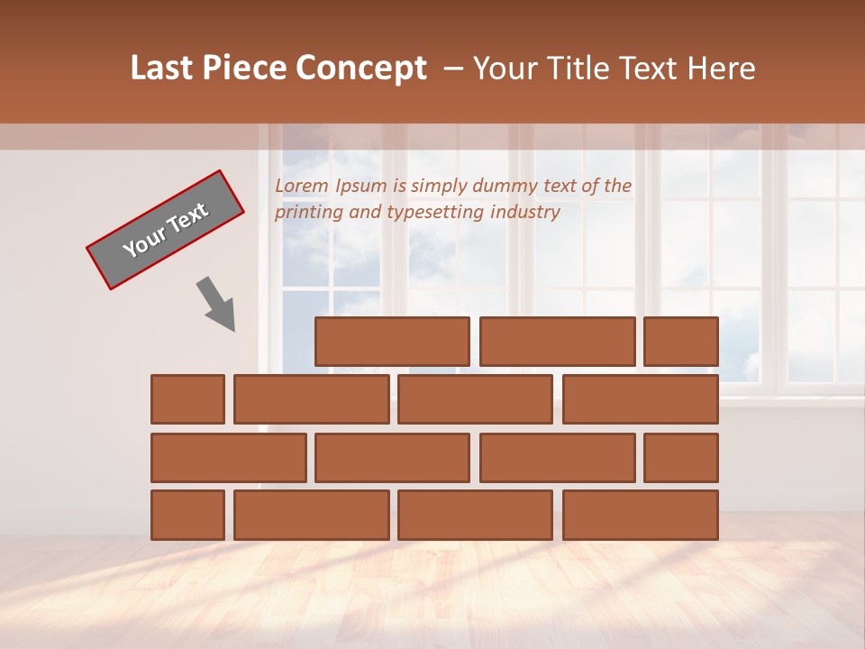Blank Board Parquet PowerPoint Template