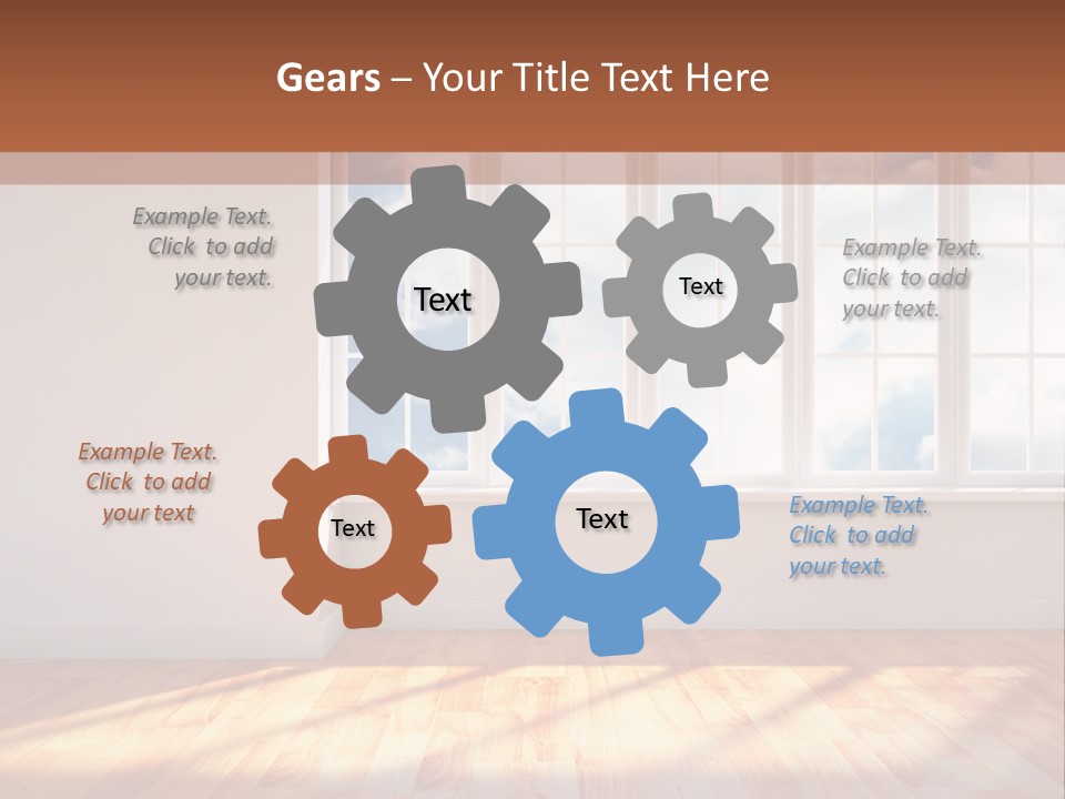 Blank Board Parquet PowerPoint Template