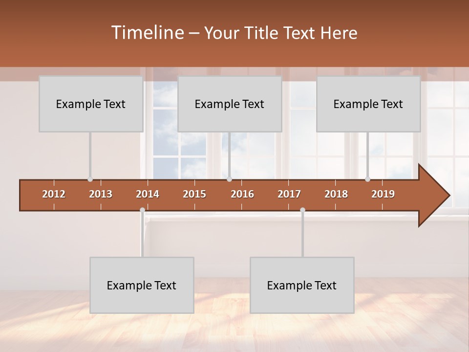 Blank Board Parquet PowerPoint Template