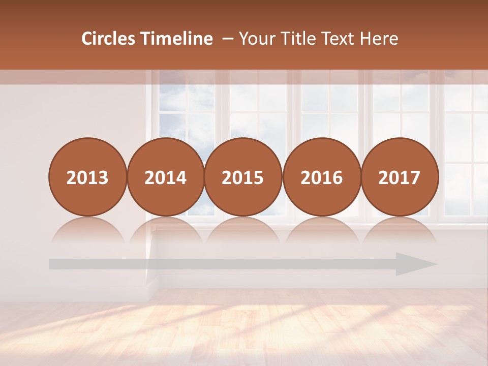 Blank Board Parquet PowerPoint Template