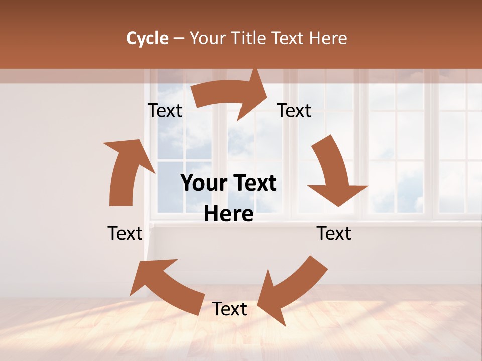 Blank Board Parquet PowerPoint Template