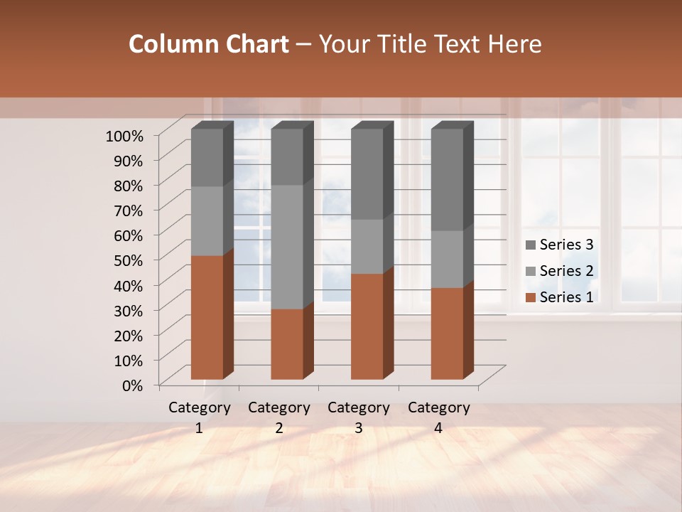 Blank Board Parquet PowerPoint Template