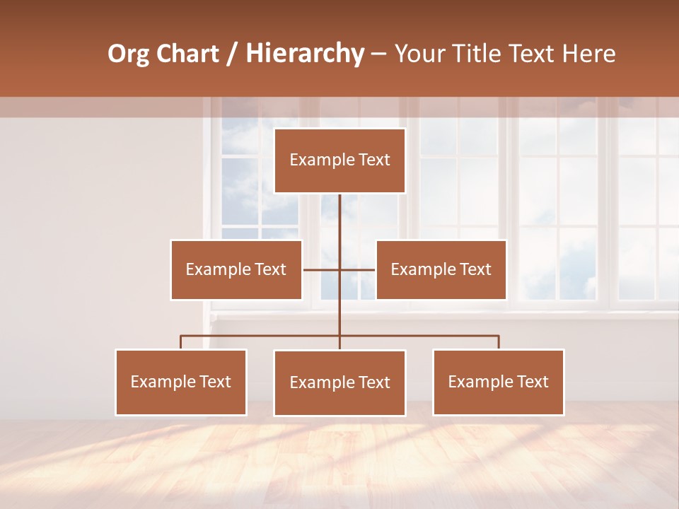 Blank Board Parquet PowerPoint Template