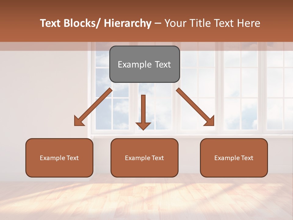Blank Board Parquet PowerPoint Template