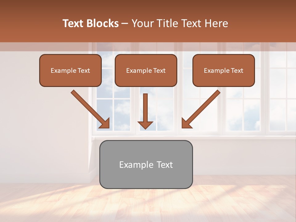 Blank Board Parquet PowerPoint Template