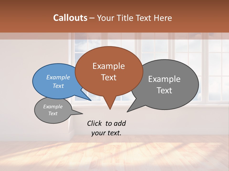 Blank Board Parquet PowerPoint Template
