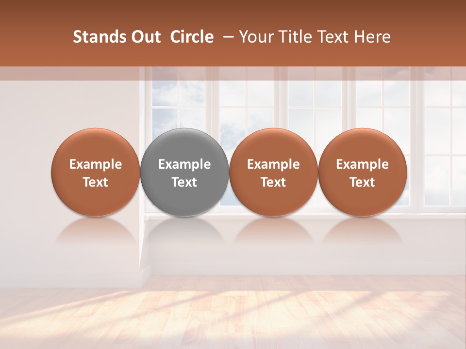 Blank Board Parquet PowerPoint Template