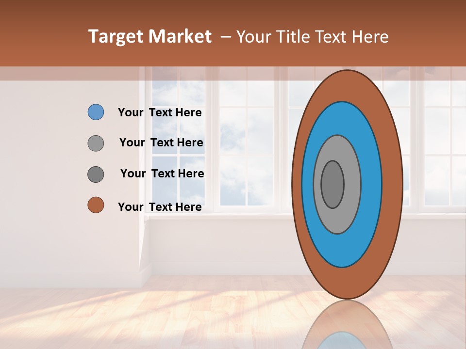 Blank Board Parquet PowerPoint Template