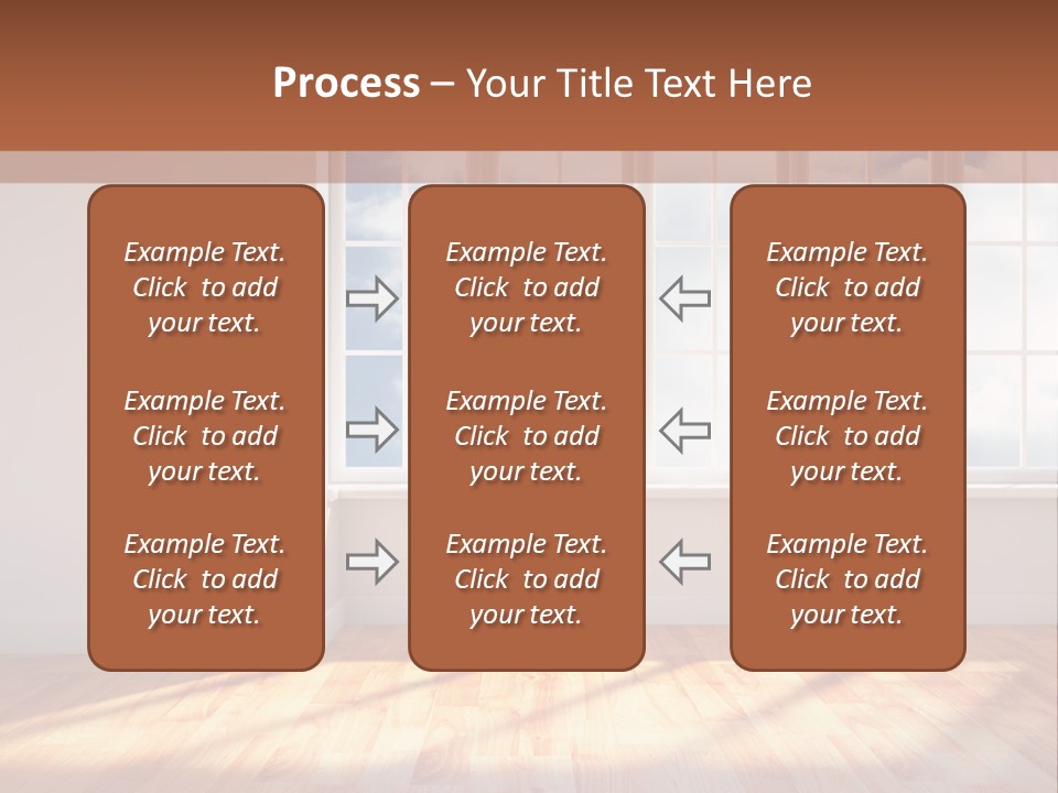 Blank Board Parquet PowerPoint Template