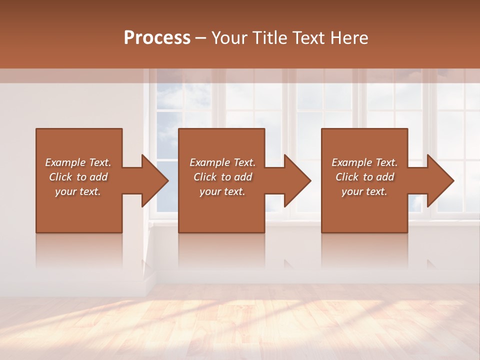 Blank Board Parquet PowerPoint Template