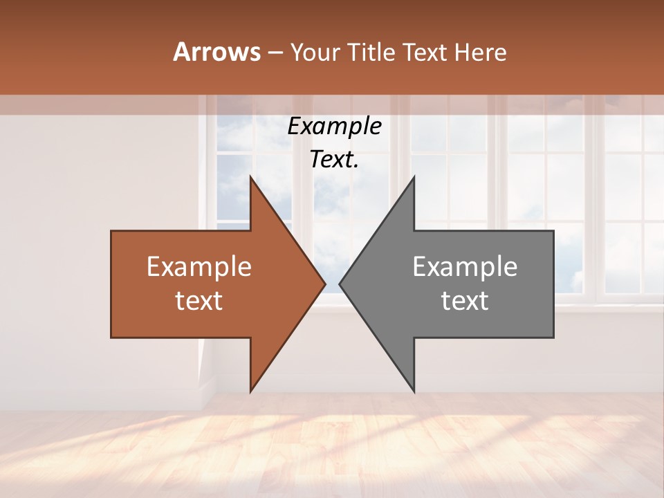 Blank Board Parquet PowerPoint Template