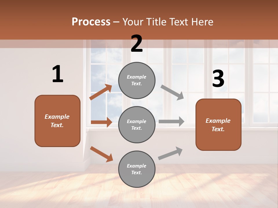Blank Board Parquet PowerPoint Template