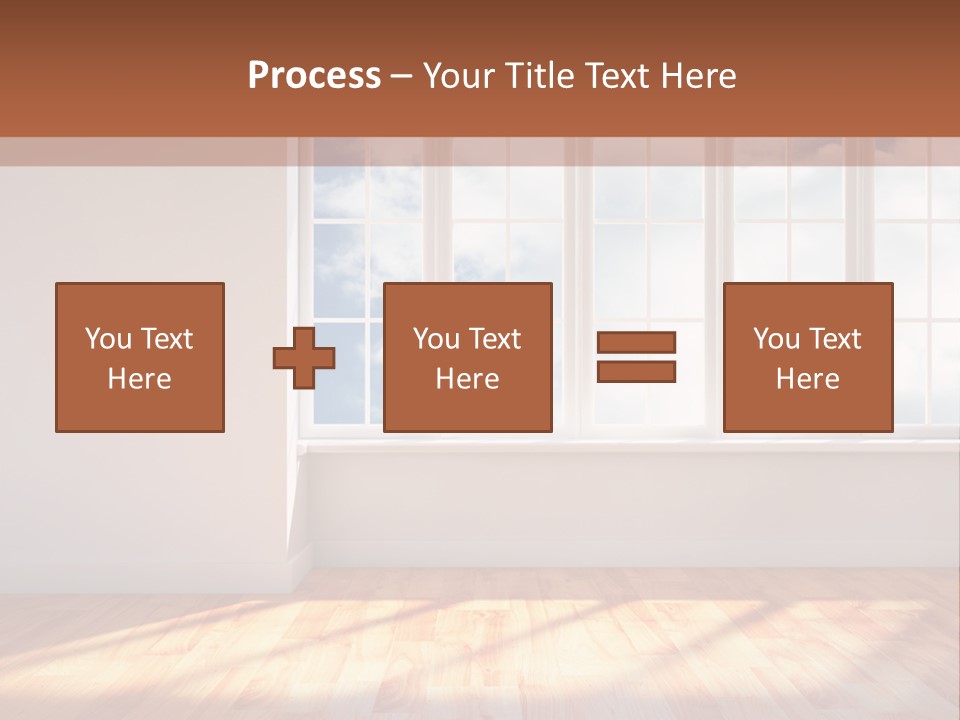 Blank Board Parquet PowerPoint Template