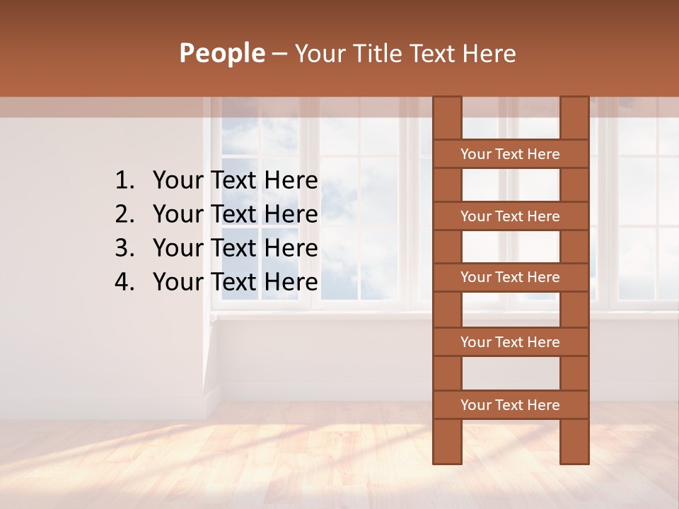 Blank Board Parquet PowerPoint Template