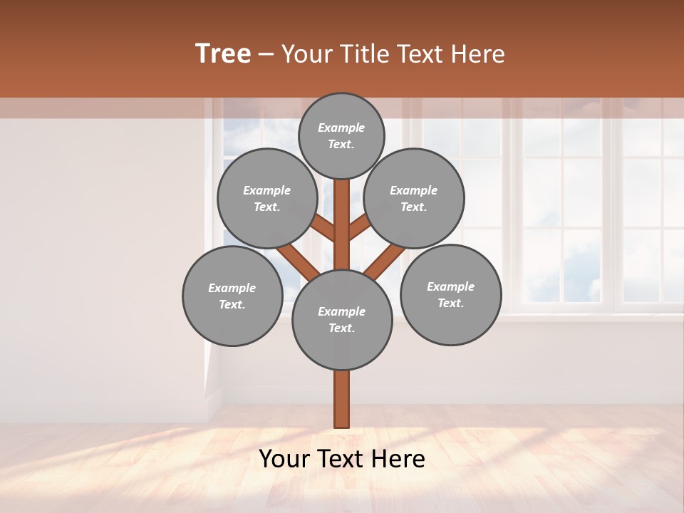 Blank Board Parquet PowerPoint Template