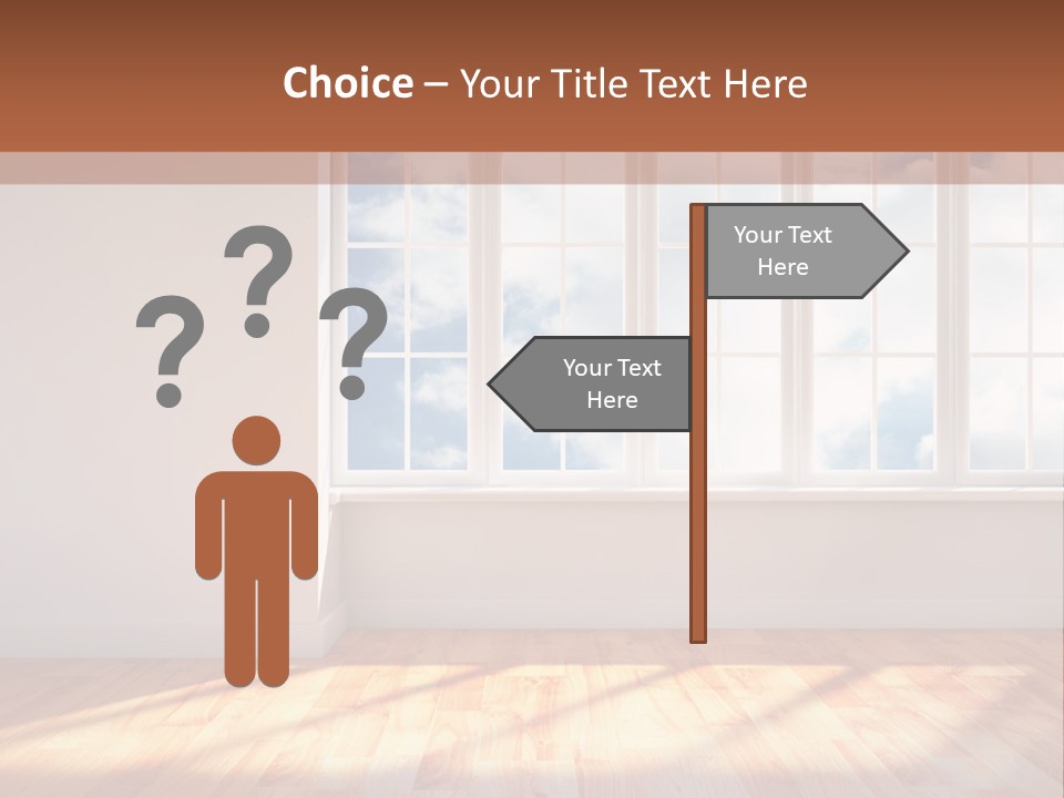 Blank Board Parquet PowerPoint Template
