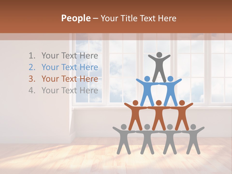 Blank Board Parquet PowerPoint Template