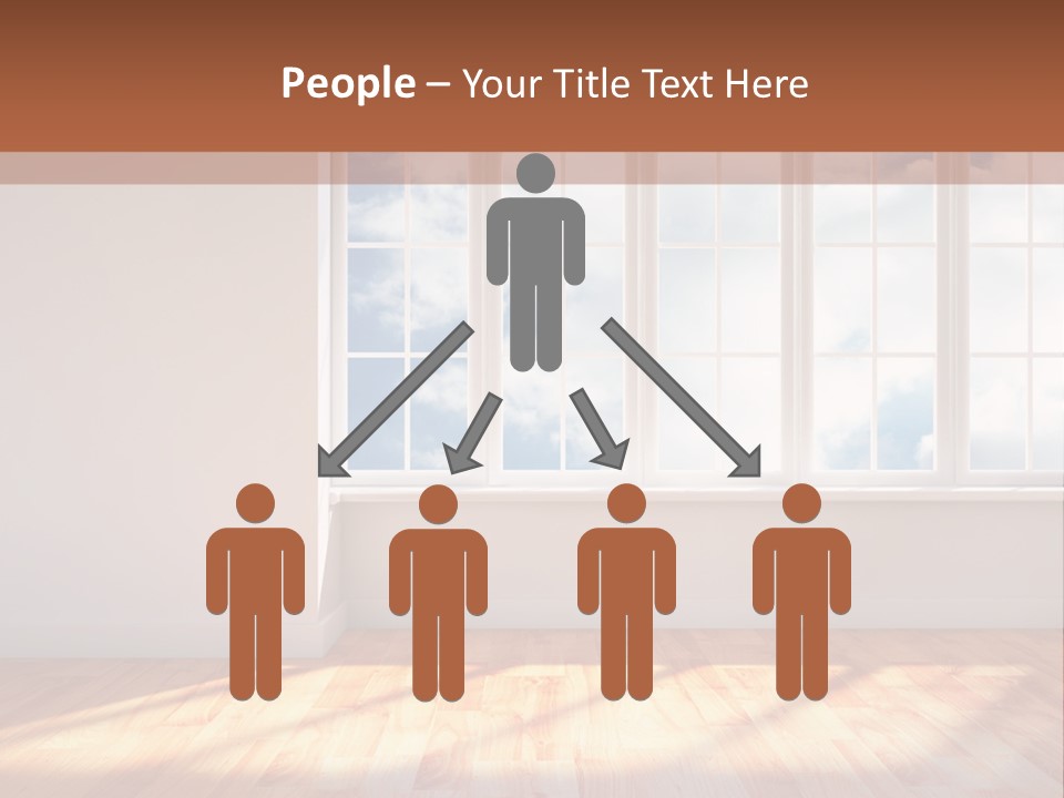 Blank Board Parquet PowerPoint Template