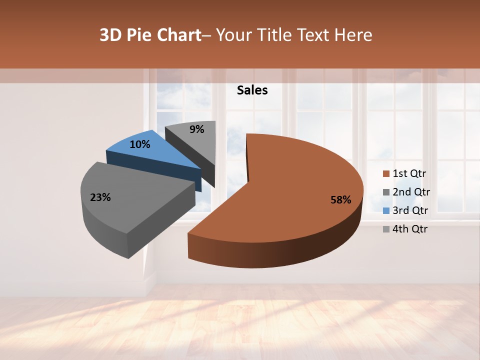 Blank Board Parquet PowerPoint Template