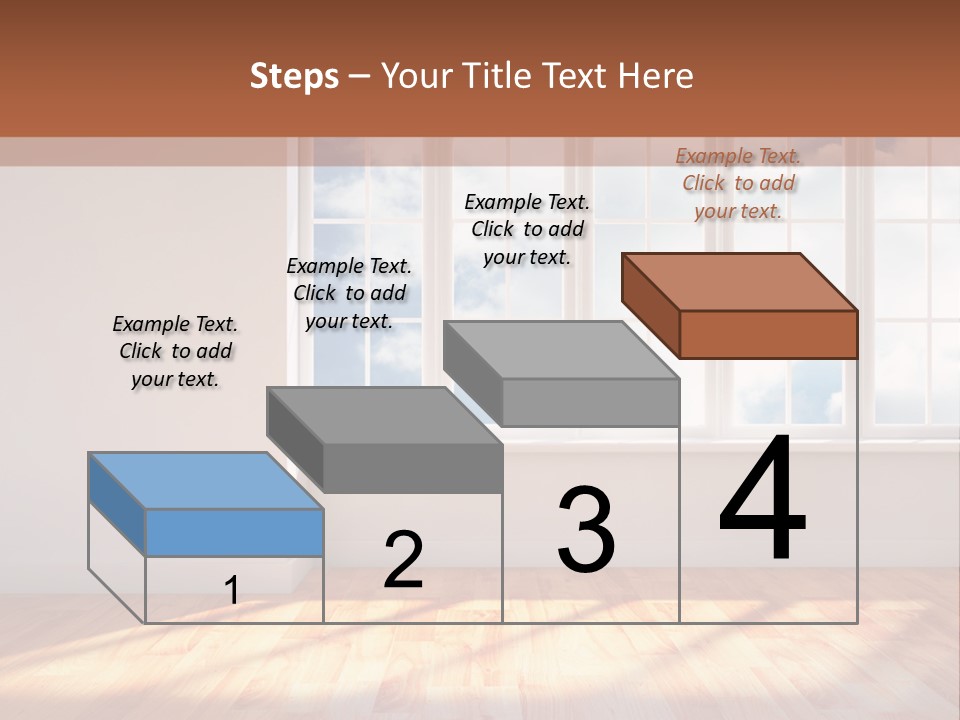 Blank Board Parquet PowerPoint Template