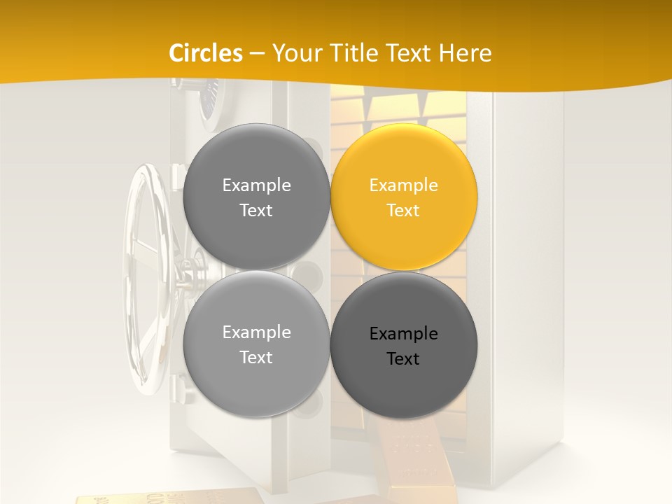 Lock Finance Vault PowerPoint Template