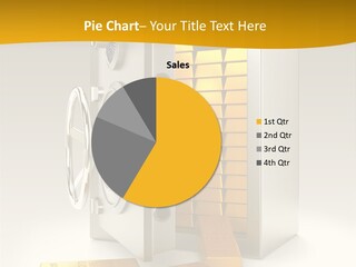 Lock Finance Vault PowerPoint Template