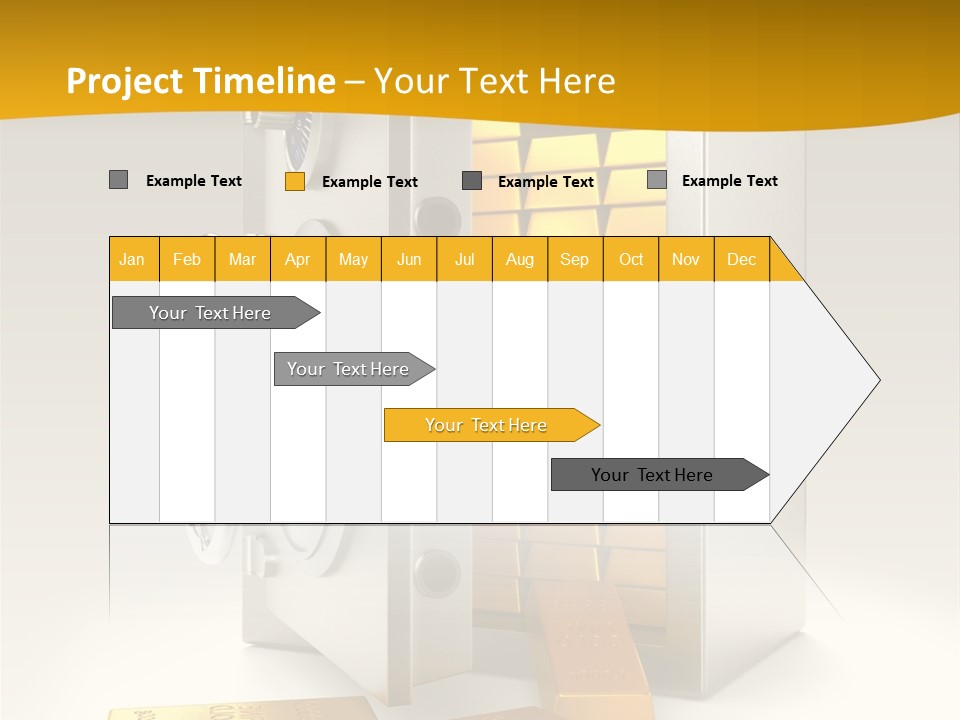 Lock Finance Vault PowerPoint Template