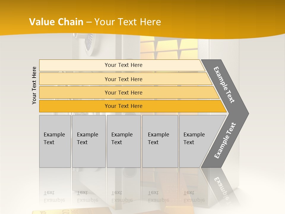 Lock Finance Vault PowerPoint Template
