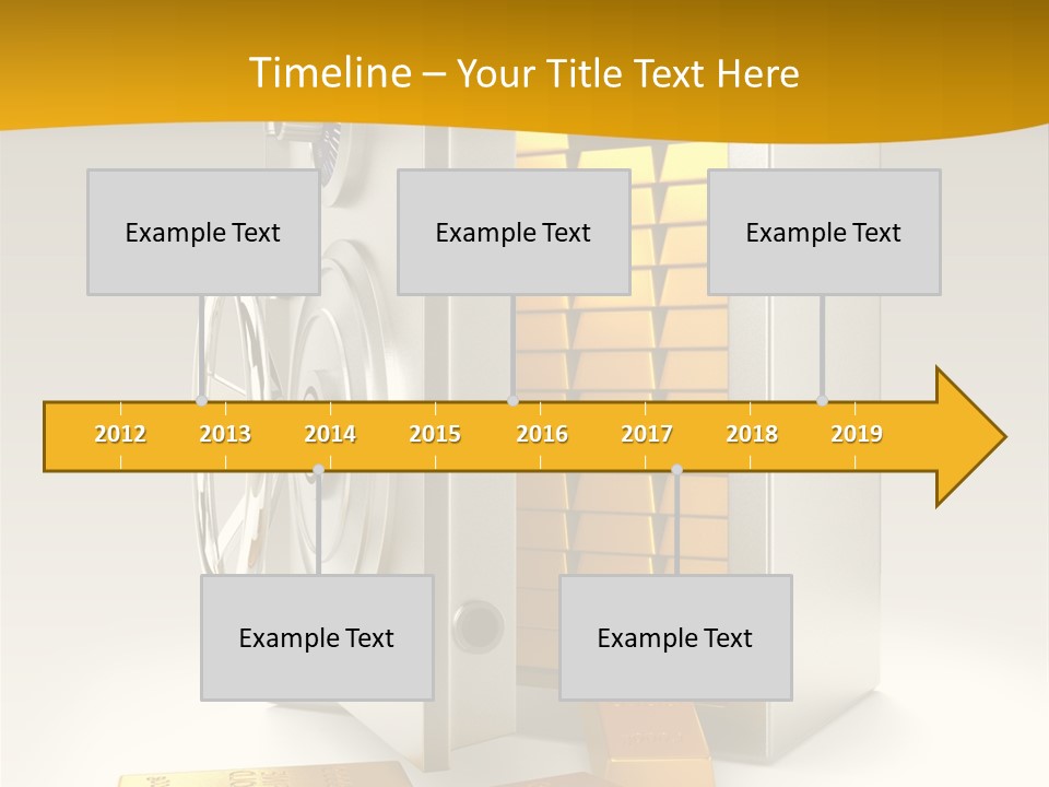 Lock Finance Vault PowerPoint Template