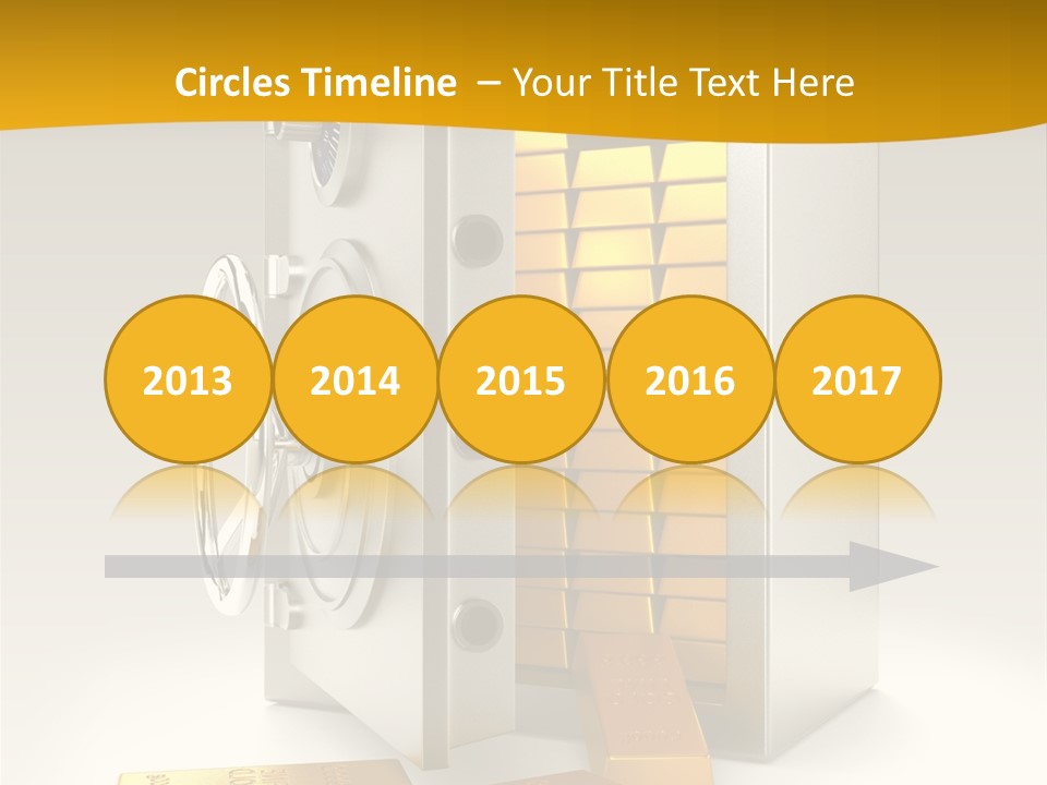 Lock Finance Vault PowerPoint Template