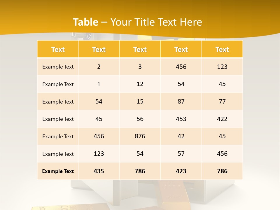 Lock Finance Vault PowerPoint Template
