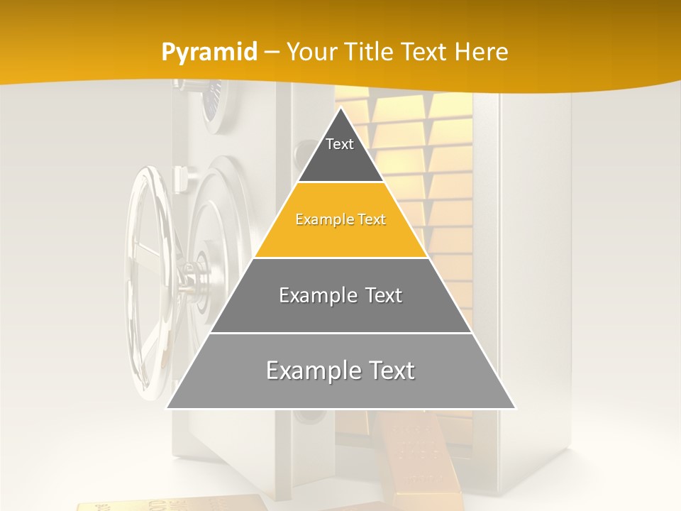 Lock Finance Vault PowerPoint Template