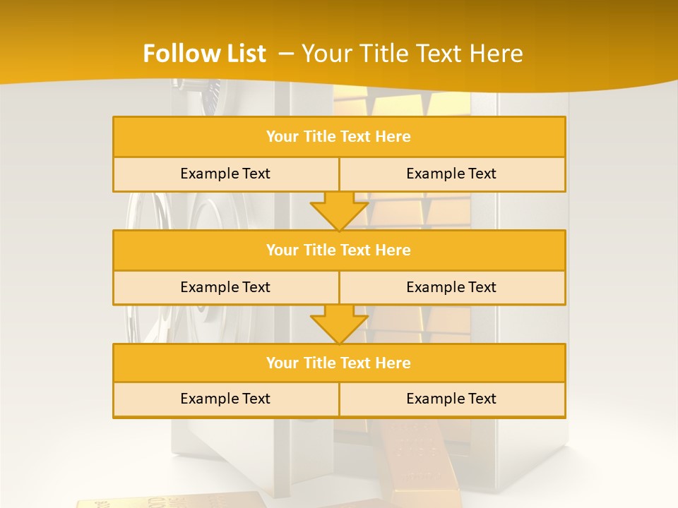 Lock Finance Vault PowerPoint Template