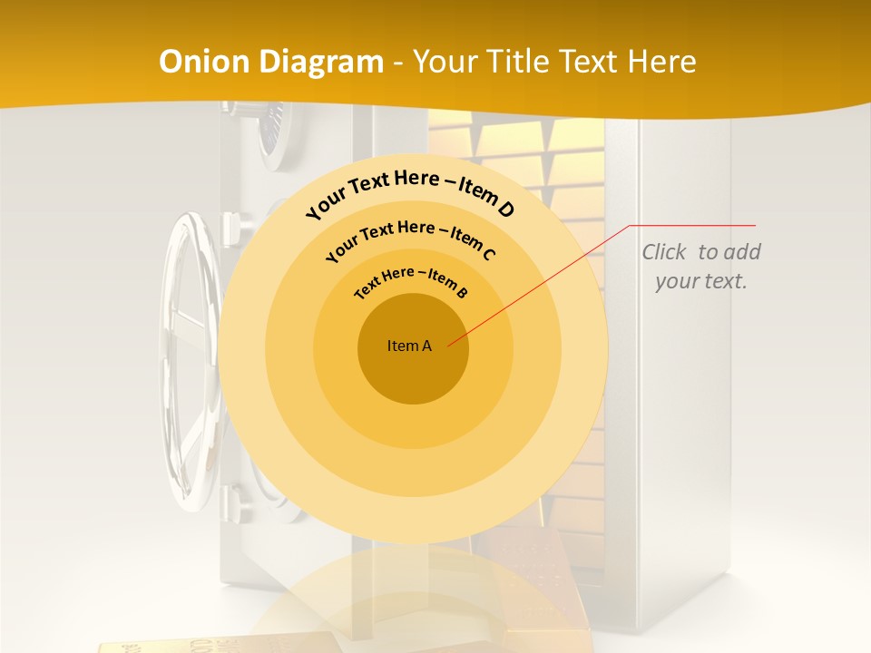 Lock Finance Vault PowerPoint Template