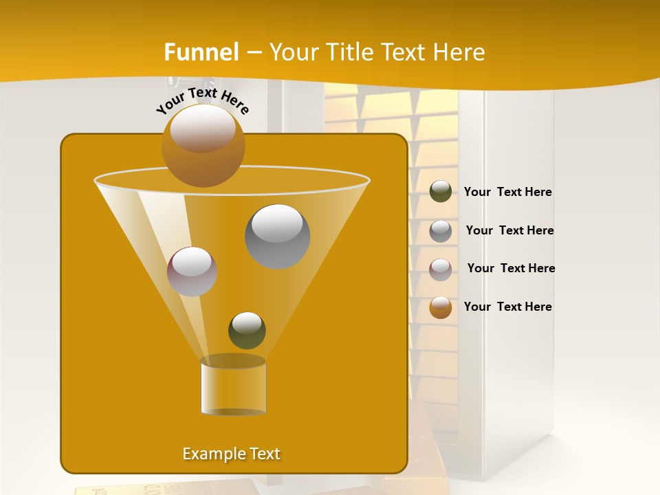 Lock Finance Vault PowerPoint Template