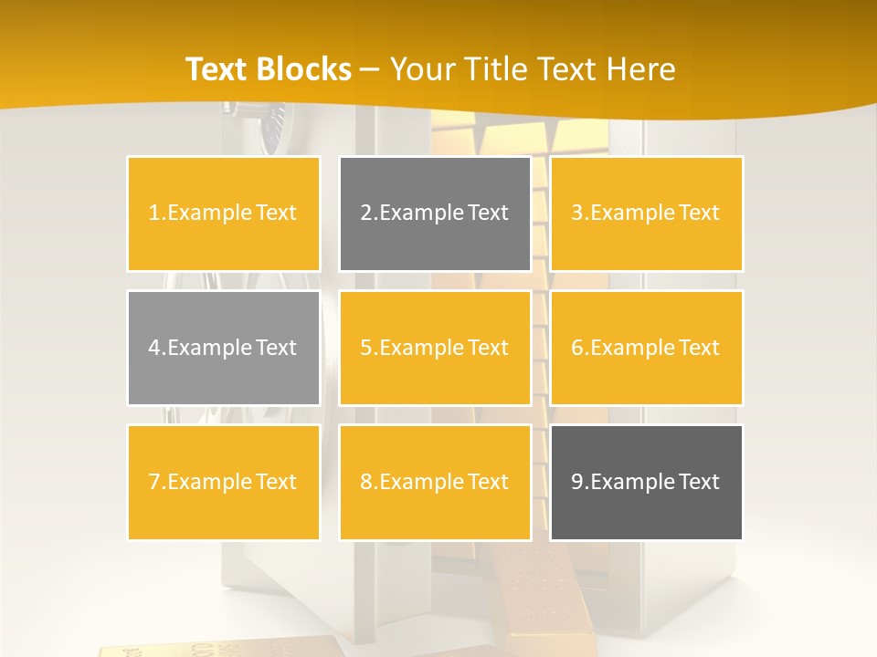 Lock Finance Vault PowerPoint Template