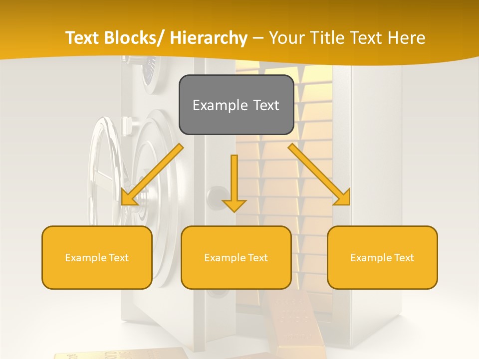 Lock Finance Vault PowerPoint Template