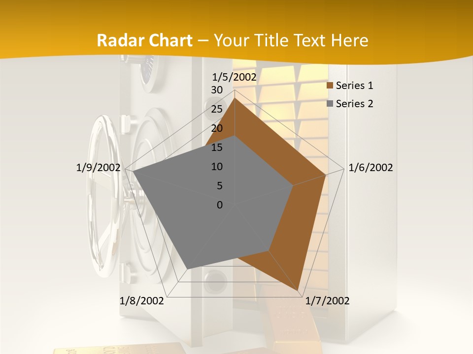 Lock Finance Vault PowerPoint Template