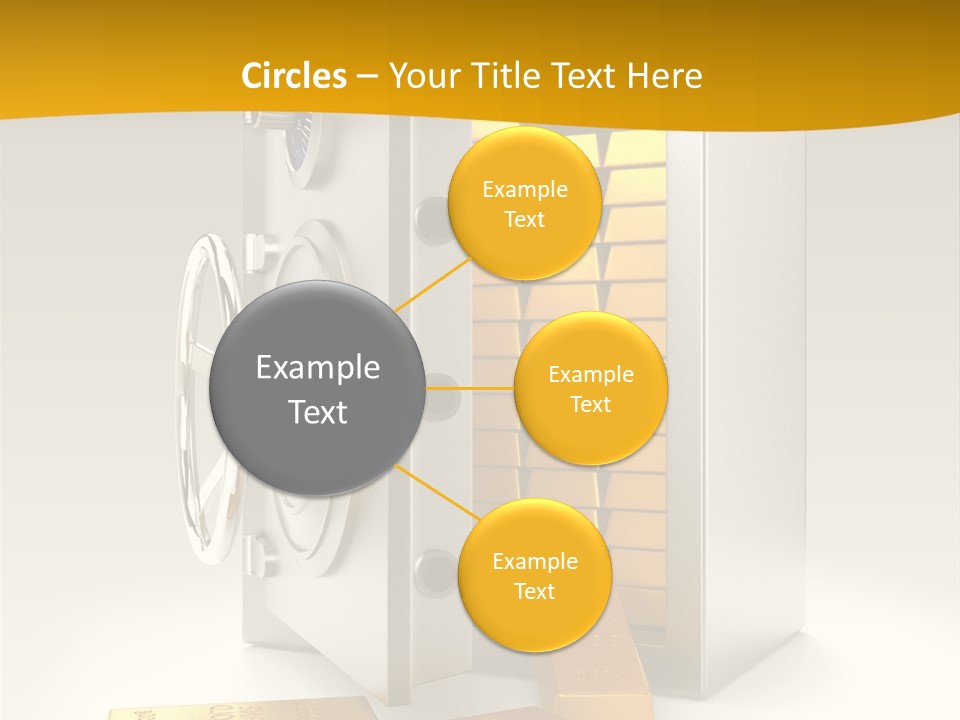 Lock Finance Vault PowerPoint Template