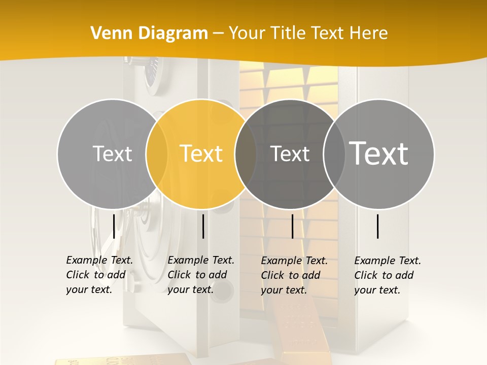 Lock Finance Vault PowerPoint Template