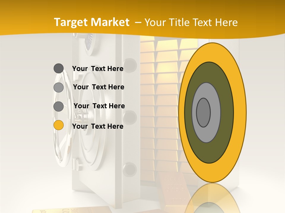 Lock Finance Vault PowerPoint Template