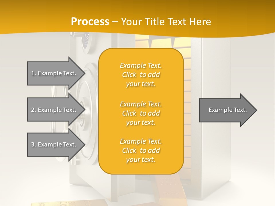 Lock Finance Vault PowerPoint Template