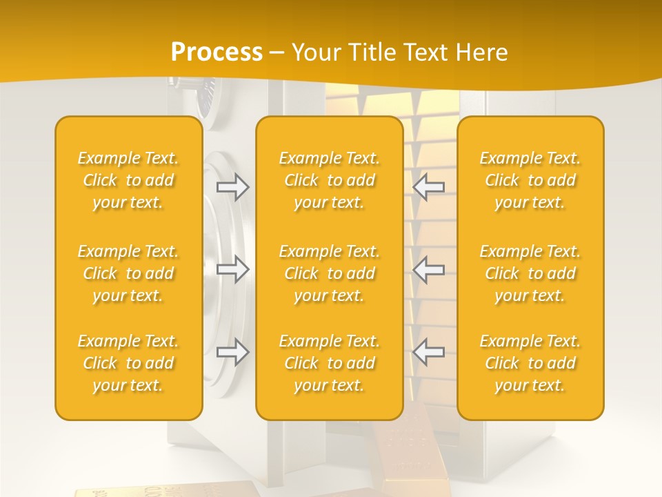 Lock Finance Vault PowerPoint Template