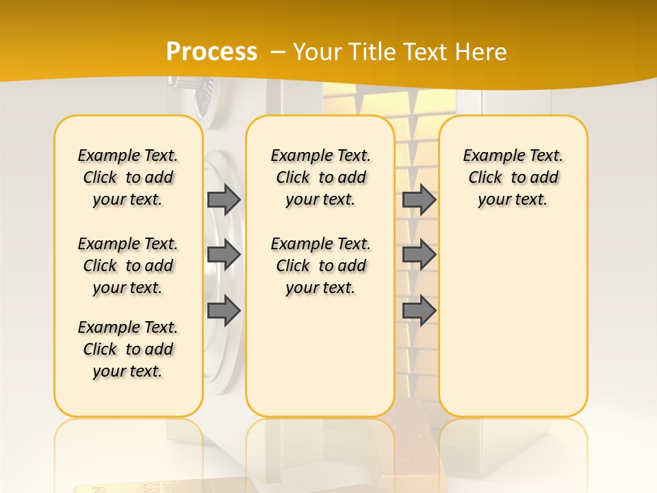 Lock Finance Vault PowerPoint Template
