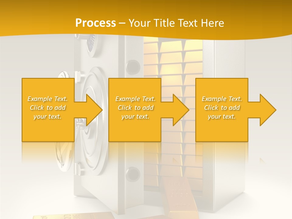 Lock Finance Vault PowerPoint Template