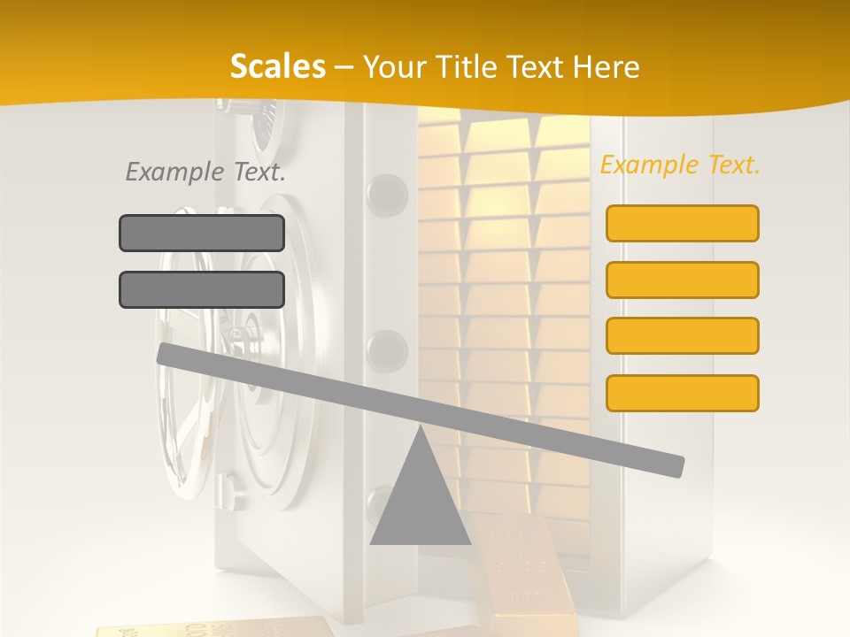 Lock Finance Vault PowerPoint Template