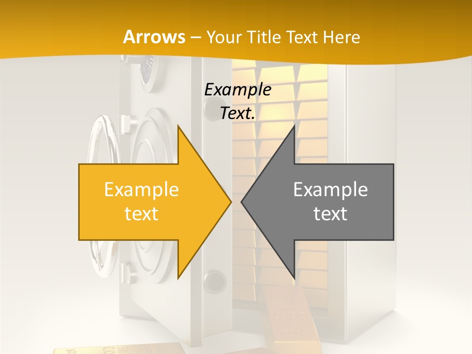 Lock Finance Vault PowerPoint Template