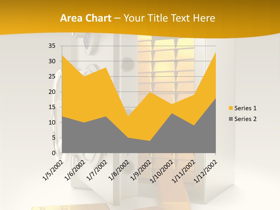 Lock Finance Vault PowerPoint Template